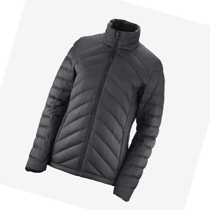 Vestes Salomon ESSENTIAL XWARM DOWN INSULATED Femme Noir | BLSMDQY-30