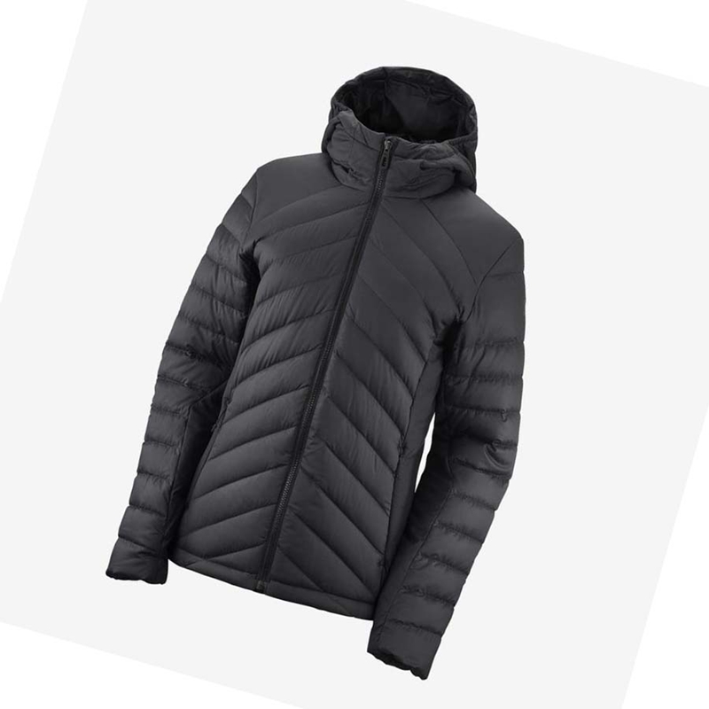 Vestes Salomon ESSENTIAL XWARM DOWN INSULATED Femme Noir | XMVCLOW-02