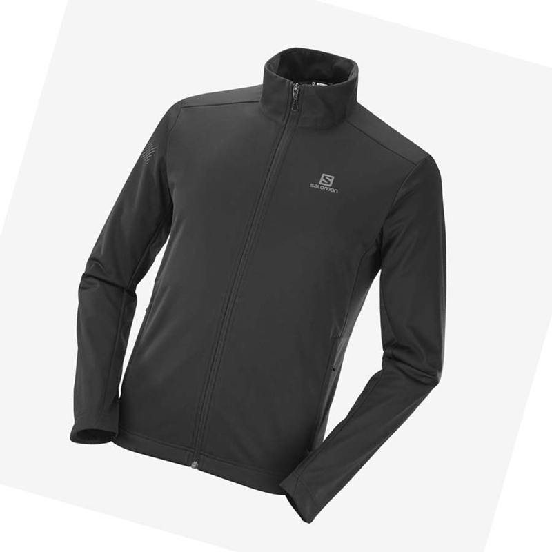 Vestes Salomon GORE TEX INFINIUM™ WINDSTOPPER® Homme Noir | ERZGPHX-61