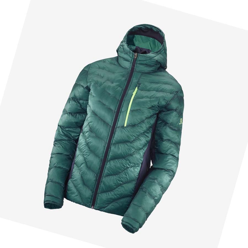 Vestes Salomon OUTPEAK PRIMALOFT INSULATED Femme Vert | ONKDXIJ-57